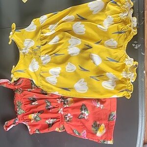 Toddlers button bottom rompers set of 2